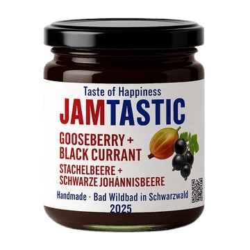 JamTastic Gooseberry + Black Currant